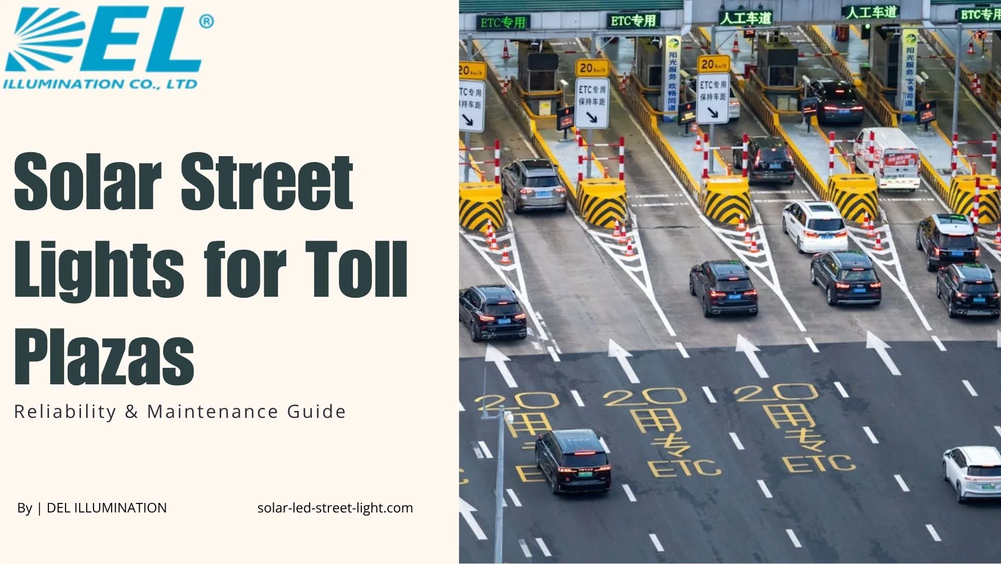 Solar Street Lights for Toll Plazas