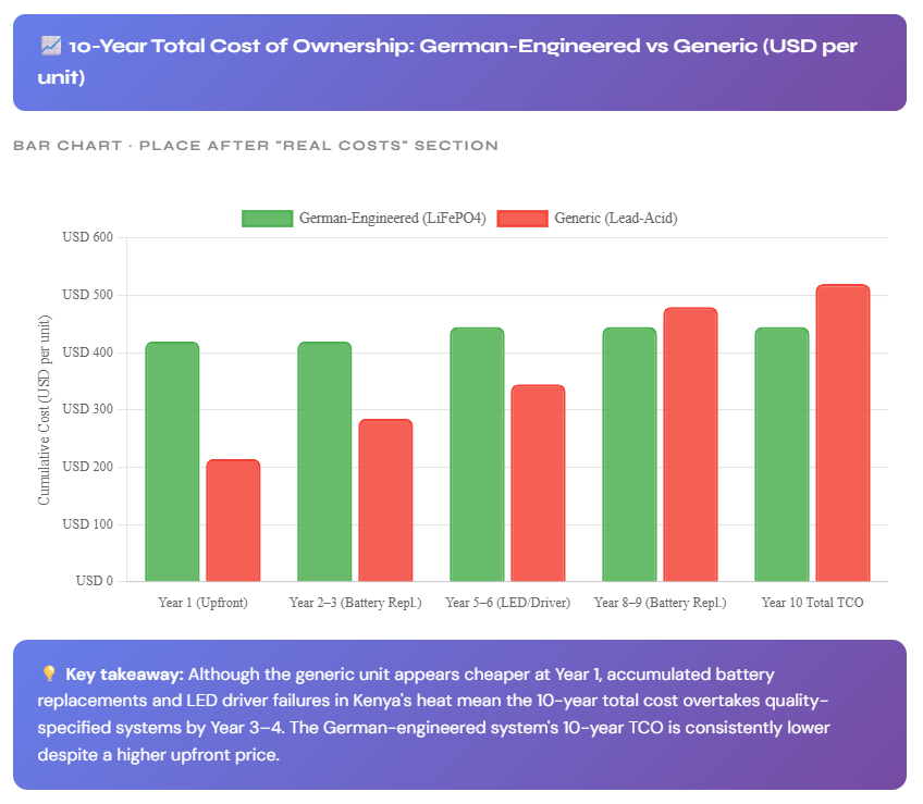 10-Year Total Cost of Ownership: German-Engineered vs Generic 
