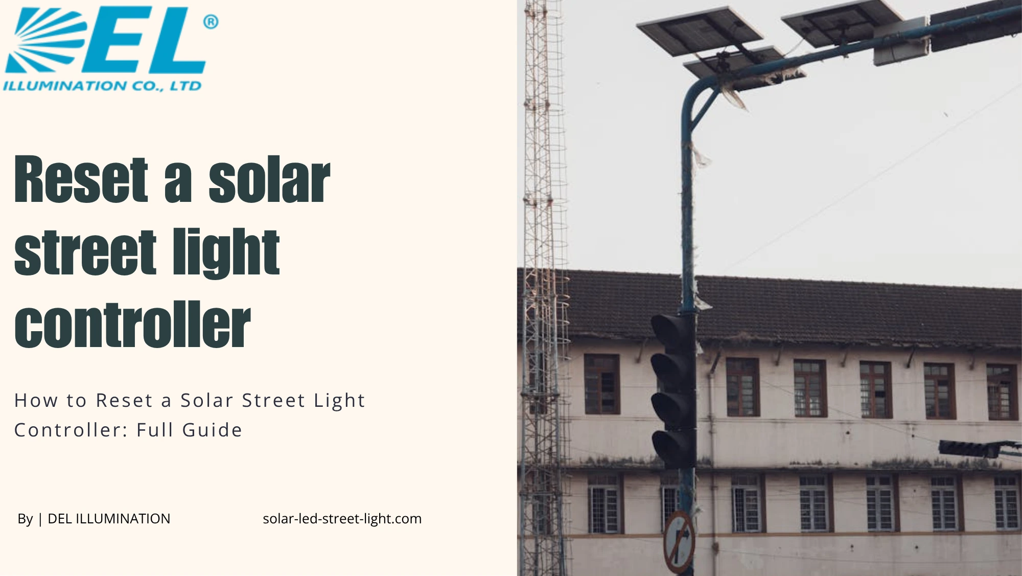 reset a solar street light controller