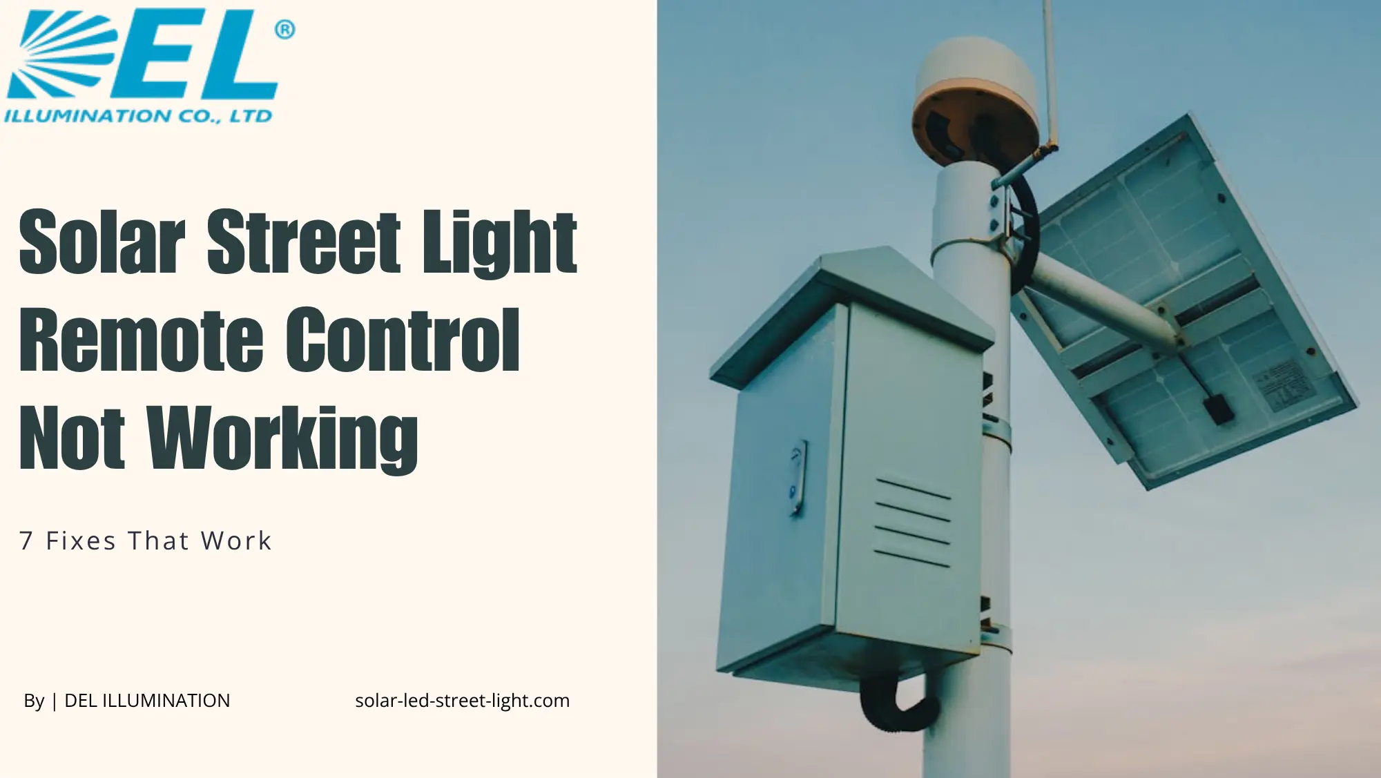 solar street light remote control not working