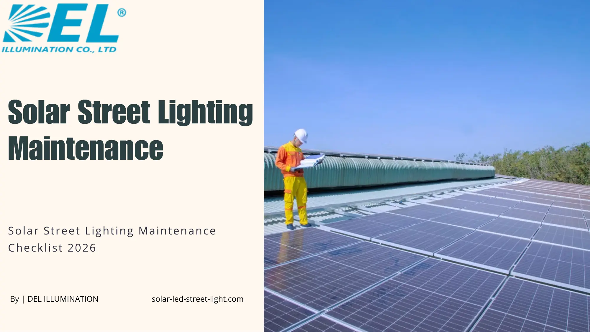 Solar Street Lighting Maintenance Checklist