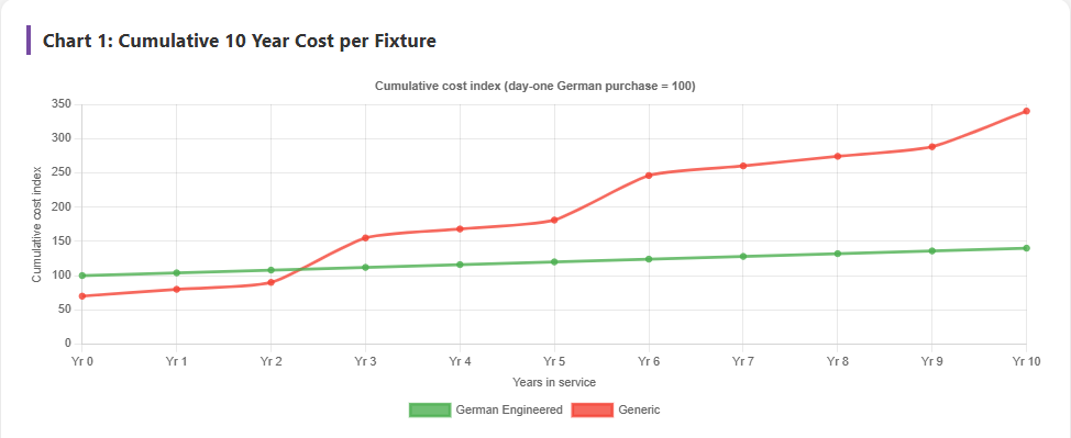 (Cumulative 10 Year Cost line
