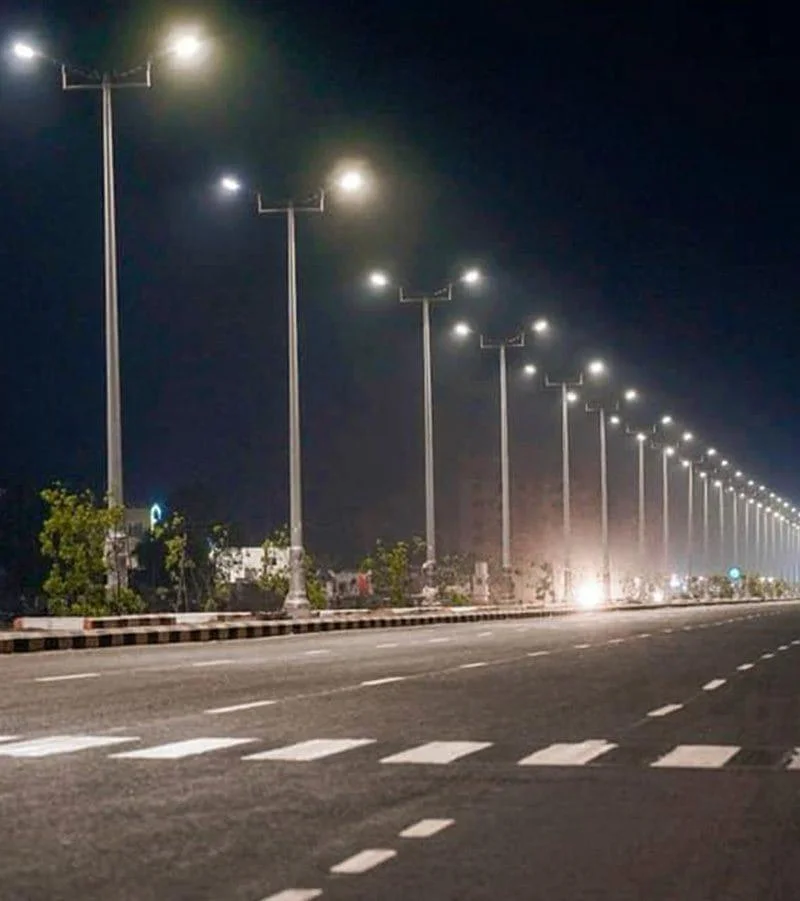 Street light in Saudi Arabia project